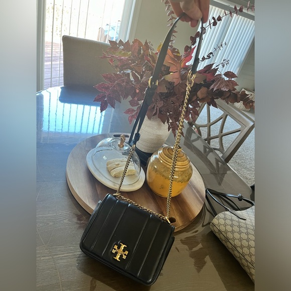 Tory Burch | Bags | Black Tori Porch Crossbody And Shoulder Bag | Poshmark